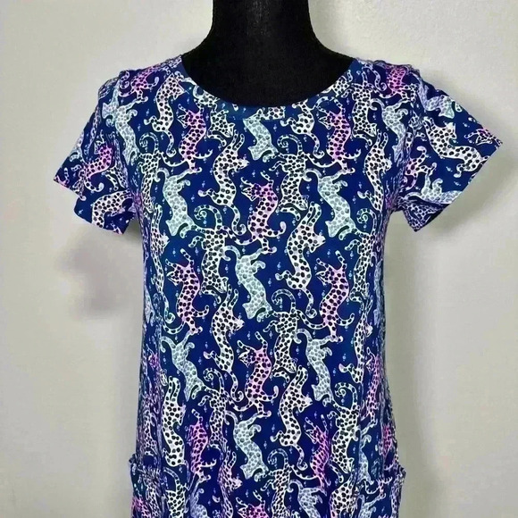 Lilly Pulitzer Catwalk print short sleeve dress size XS - Picture 3 of 8